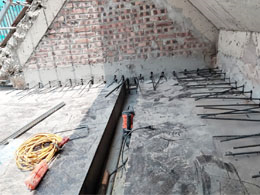 Khoan cấy thép Dầm – Cột – Sàn  bằng keo Ramset G5 tại Lương Thế Vinh, Thanh Xuân, Hà Nội